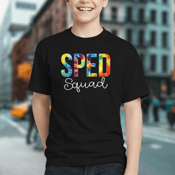 Tie Dye Sped Squad: Vibrant Back to School Youth T-Shirt Tie Dye Sped Squad: Vibrant Back to School Youth T-Shirt
