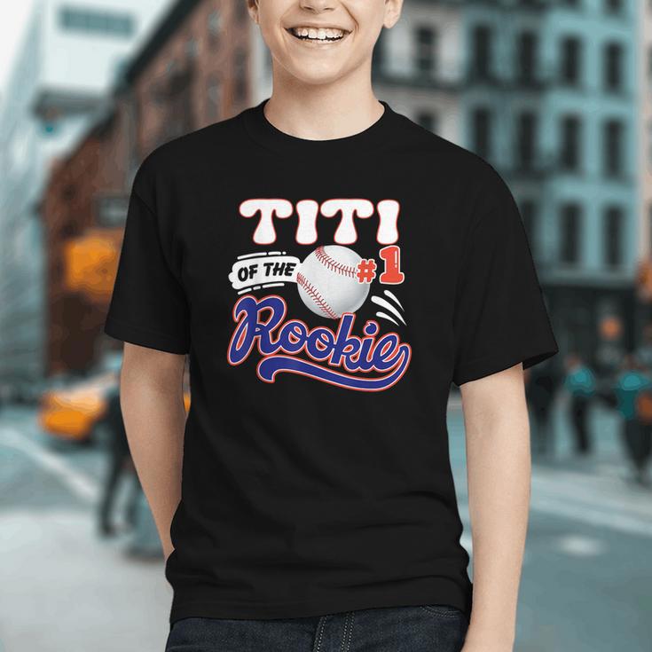 Titi Rookie Of Year 1st Birthday Baseball Theme Matching Graphic Youth Titi Rookie Of Year 1st Birthday Baseball Theme Matching Graphic Youth