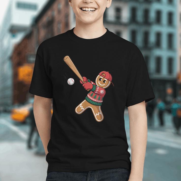Ugly Christmas Sweater Gingerbread Baseball Toddler Kids Graphic Youth Ugly Christmas Sweater Gingerbread Baseball Toddler Kids Graphic Youth