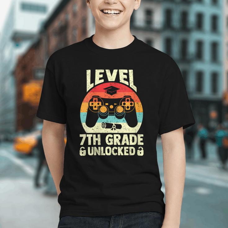 Unlocking 7th Grade! Gamer Back to School Youth T-Shirt Unlocking 7th Grade! Gamer Back to School Youth T-Shirt