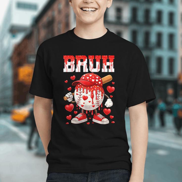 Valentines Day Baseball Drip Boys Bruh Ice Cream Toddler Kid Graphic Youth Valentines Day Baseball Drip Boys Bruh Ice Cream Toddler Kid Graphic Youth