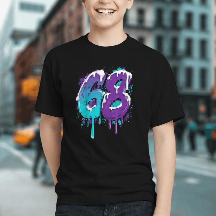 Vintage Baseball 68 Number Graphic Youth Vintage Baseball 68 Number Graphic Youth