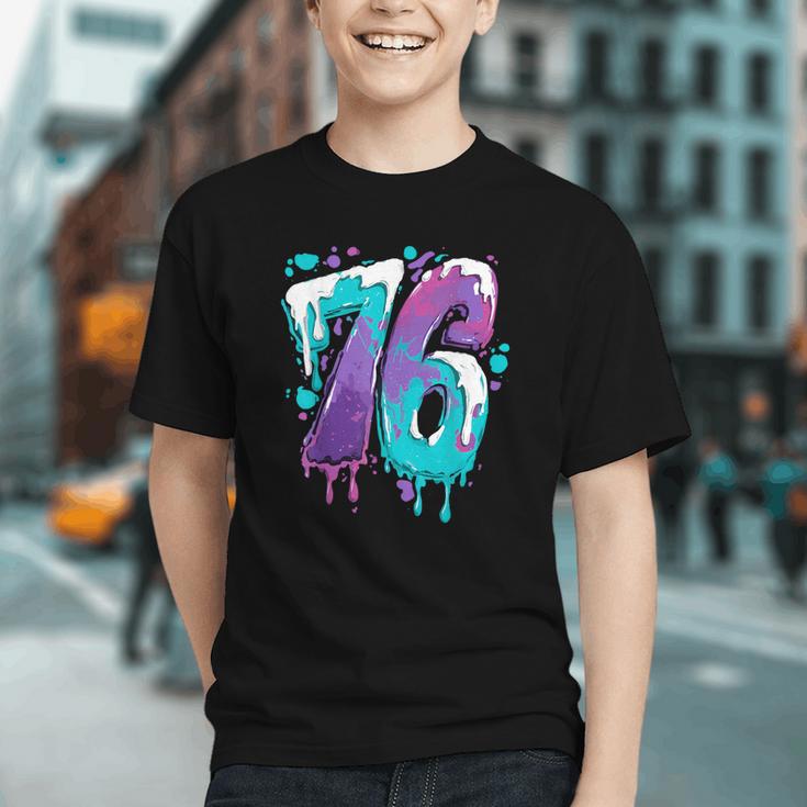 Vintage Baseball 76 Number Graphic Youth Vintage Baseball 76 Number Graphic Youth