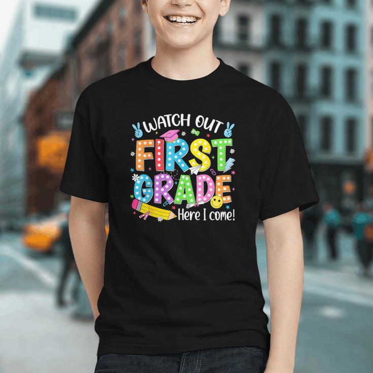 Watch Out 1st Grade! Back to School Youth T-Shirt Watch Out 1st Grade! Back to School Youth T-Shirt