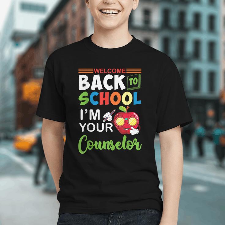 Welcome Back To School Students I'm Your Counselor Proud Graphic Youth