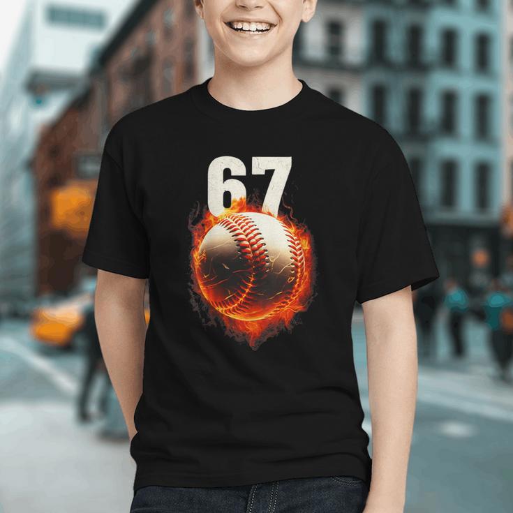 Women's 67 Baseball Boys Birthday Teens Six Seven Brainrot Graphic Youth Women's 67 Baseball Boys Birthday Teens Six Seven Brainrot Graphic Youth