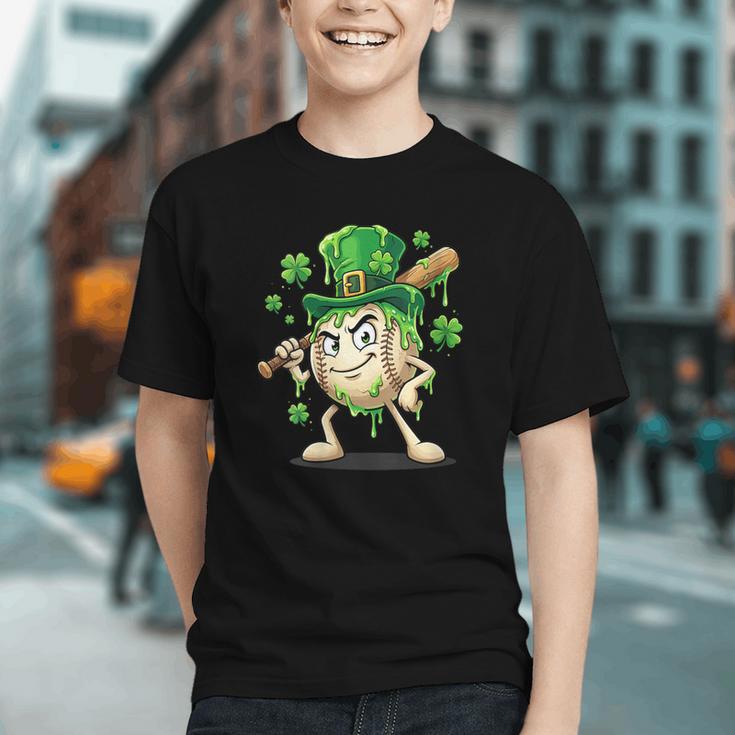 Women's St Patricks Day Baseball Leprechaun Shamrock Player Boys Kid Graphic Youth