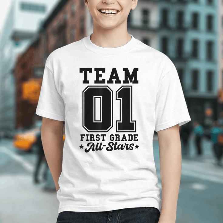 1st Grade All-Stars Basketball Back to School Youth T-shirt