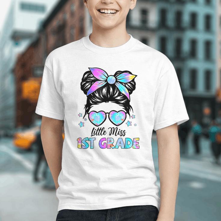 1st Grade Vibes Messy Bun Back to School Youth T-shirt 1st Grade Vibes Messy Bun Back to School Youth T-shirt