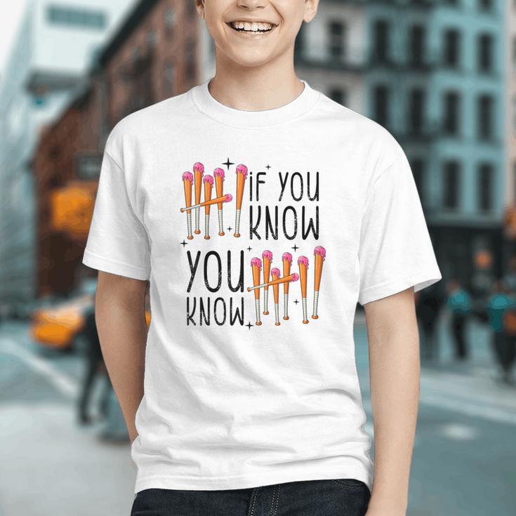 6 7 If You Know You Know Baseball Ice Cream Dip Graphic Youth 6 7 If You Know You Know Baseball Ice Cream Dip Graphic Youth