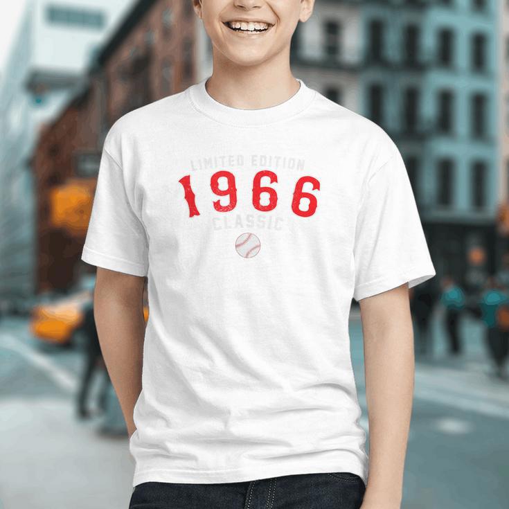 60 Year Old 1966 Classic Baseball 60th Birthday Graphic Youth