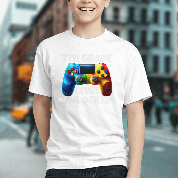 7th Grade Level Unlocked Back To School Gamer Boys Girls Graphic Youth 7th Grade Level Unlocked Back To School Gamer Boys Girls Graphic Youth