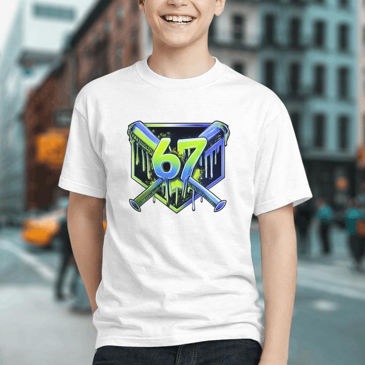 Awesome 67 Baseball Drip Effect Baseball 6-7 Meme Graphic Premium Tri-Blend Graphic Youth Awesome 67 Baseball Drip Effect Baseball 6-7 Meme Graphic Premium Tri-Blend Graphic Youth