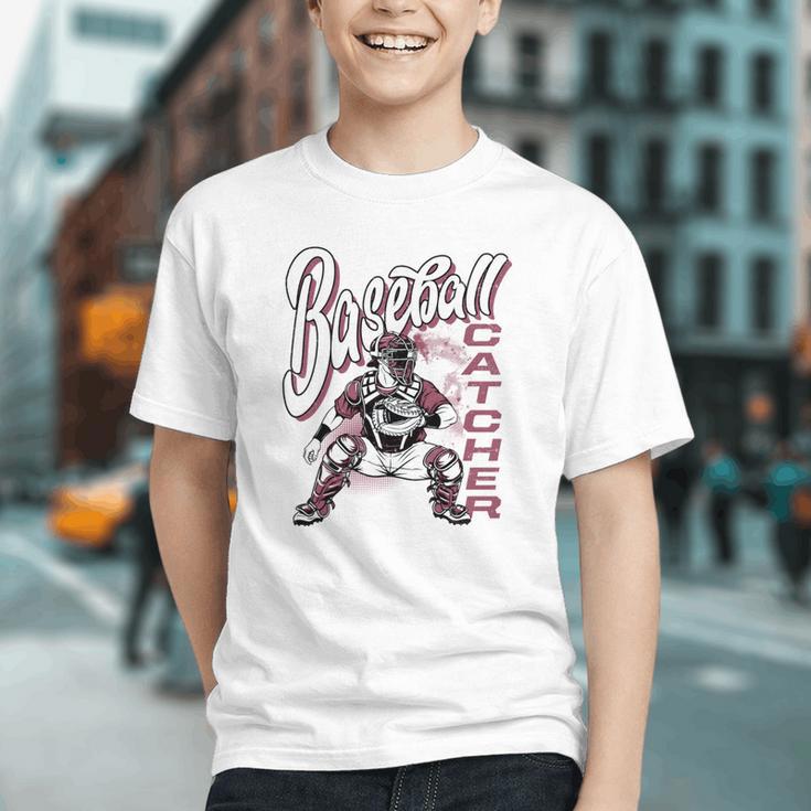 Baseball Catcher Gear Home Plate Graphic Youth