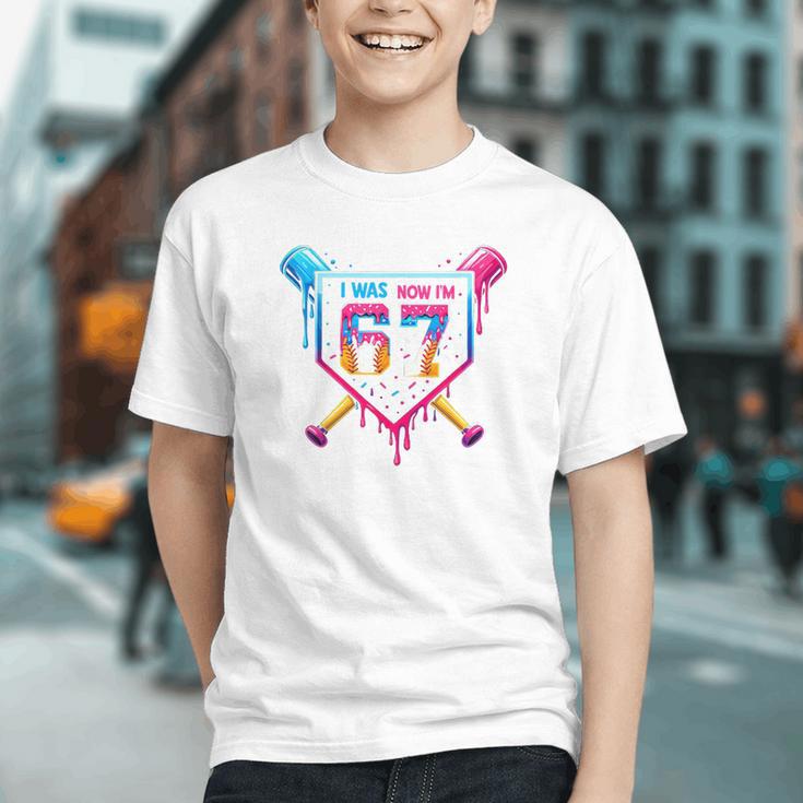 Baseball Drip I Was 6 Now I'm 7 67 Meme 7th Birthday Graphic Youth Baseball Drip I Was 6 Now I'm 7 67 Meme 7th Birthday Graphic Youth