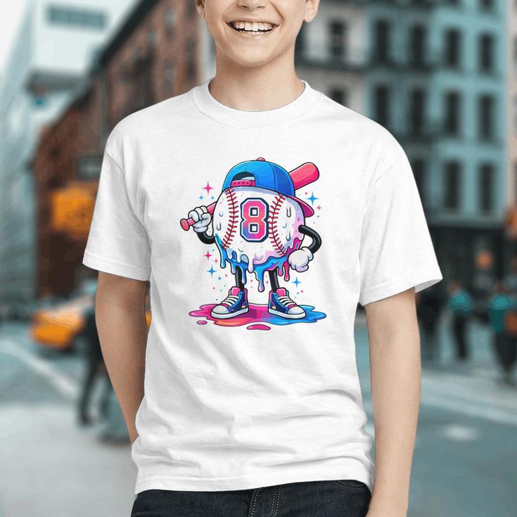 Baseball Drip 8th 8 Year Old Birthday Boys Pitcher Player Graphic Youth Baseball Drip 8th 8 Year Old Birthday Boys Pitcher Player Graphic Youth