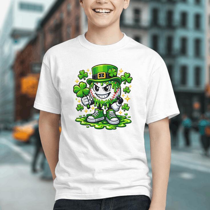 Baseball Drip Icecream Apparel Youth Boy St Patrick Day Graphic Youth Baseball Drip Icecream Apparel Youth Boy St Patrick Day Graphic Youth