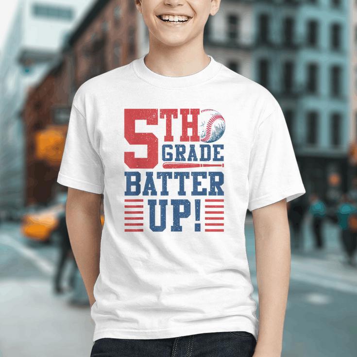 Baseball Fifth Grade Back To School 5th Grade Batter Up Graphic Youth