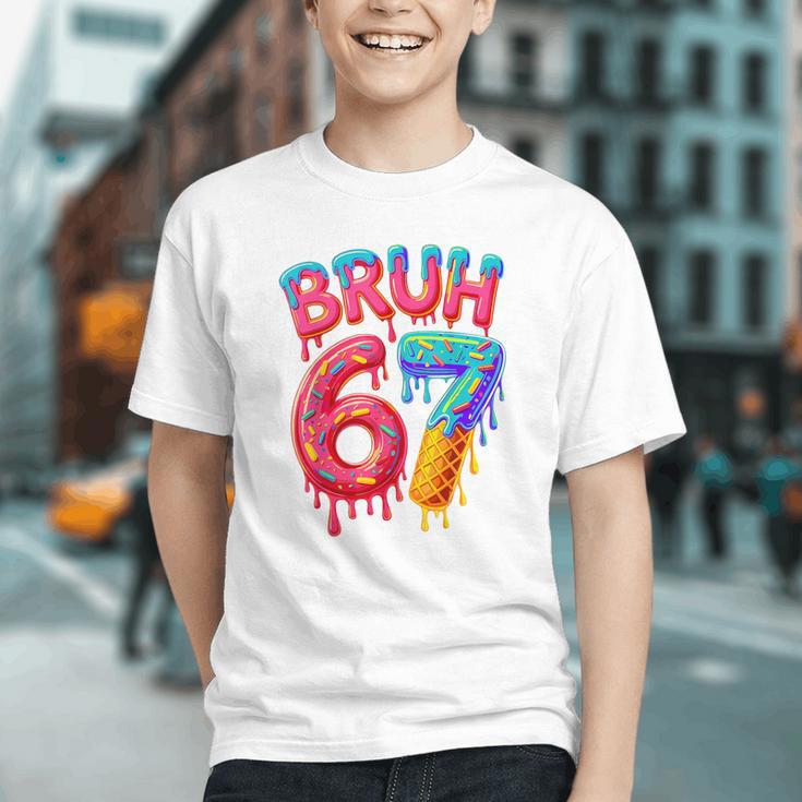 Bruh 67 Baseball Drip Number 67 Player 67th Birthday Graphic Youth Bruh 67 Baseball Drip Number 67 Player 67th Birthday Graphic Youth