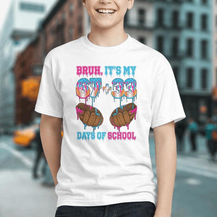Bruh Its My 67 33 Day Of School Baseball Boys Kids 100th Day Graphic Youth Bruh Its My 67 33 Day Of School Baseball Boys Kids 100th Day Graphic Youth