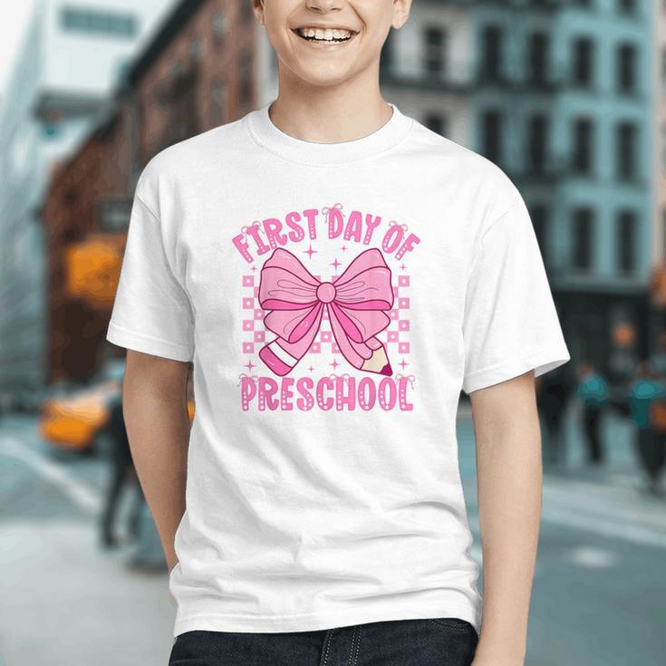 Charming Coquette Bow Back to School Preschool Youth T-Shirt Charming Coquette Bow Back to School Preschool Youth T-Shirt