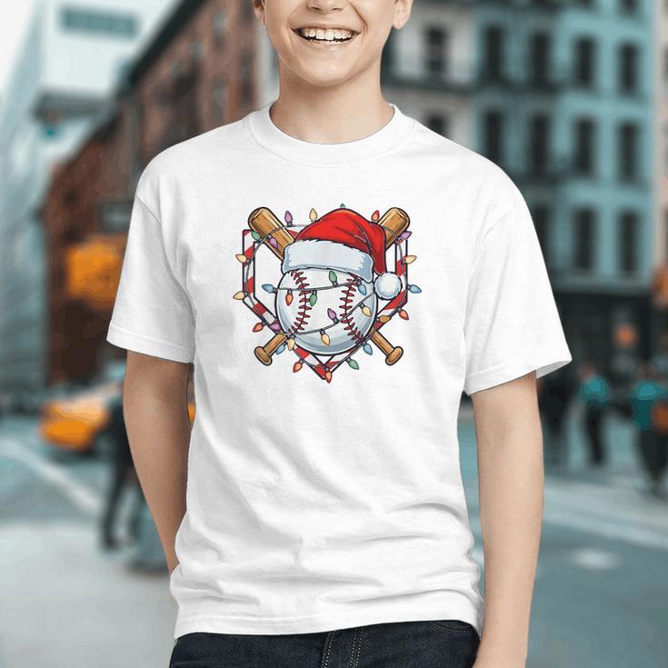 Christmas Baseball Santa Hat For Baseball Players Fans Graphic Youth Christmas Baseball Santa Hat For Baseball Players Fans Graphic Youth