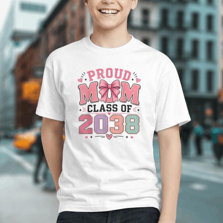Class of 2038 Kindergarten Proud Mom Back to School Youth T-Shirt Class of 2038 Kindergarten Proud Mom Back to School Youth T-Shirt