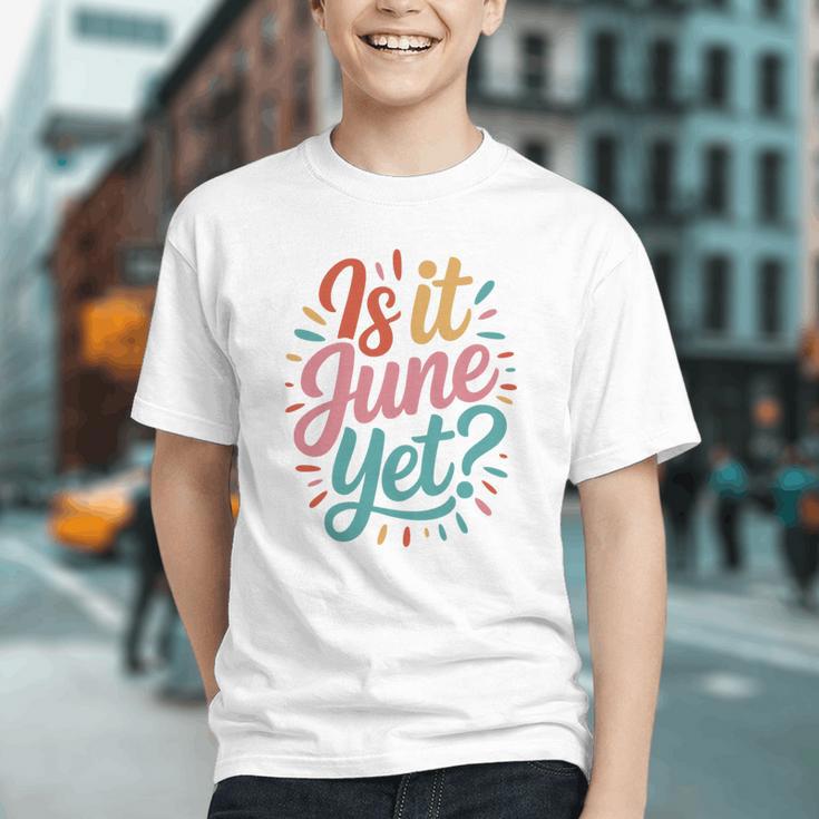 Counting Down to June! Groovy Back to School Youth T-Shirt