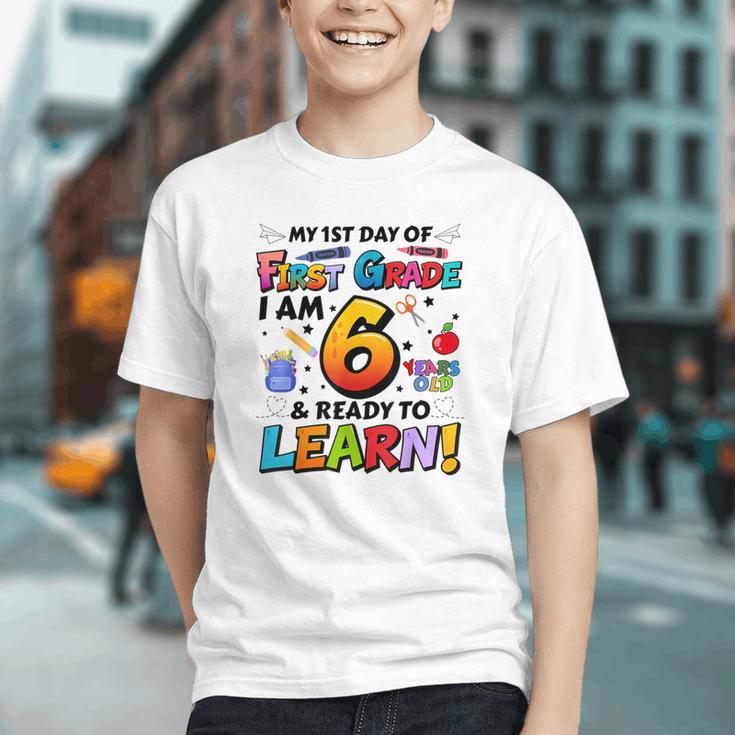 First 1st Grade First Day Of School Back To School Kids Graphic Youth First 1st Grade First Day Of School Back To School Kids Graphic Youth