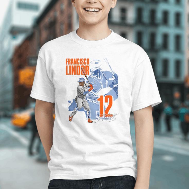 Francisco Lindor New York M Baseball Players MLBFLI304N Graphic Youth Francisco Lindor New York M Baseball Players MLBFLI304N Graphic Youth
