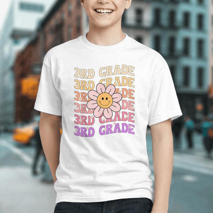 Groovy 3rd Grade Vibes Back to School Youth T-Shirt Groovy 3rd Grade Vibes Back to School Youth T-Shirt