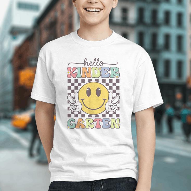 Groovy Kindergarten Vibes Back to School Youth T-shirt Groovy Kindergarten Vibes Back to School Youth T-shirt
