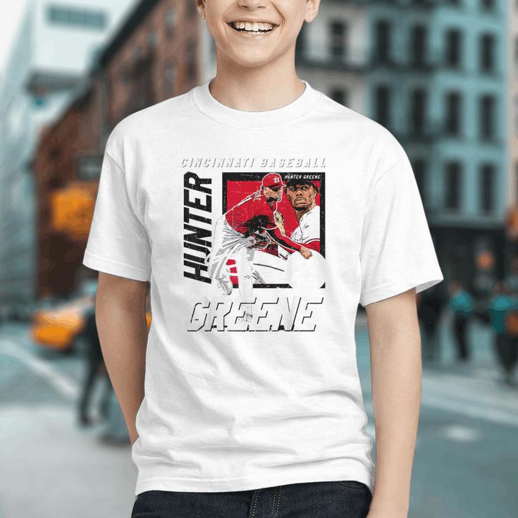 Hunter Greene Cincinnati MLB Baseball Players MLBHGR203M Graphic Youth Hunter Greene Cincinnati MLB Baseball Players MLBHGR203M Graphic Youth