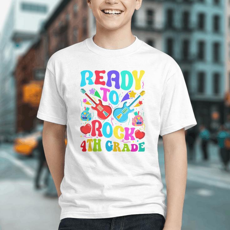 Im Ready To Rock 4th Grade Back To School 4th Grade Guitar Performance Graphic Youth