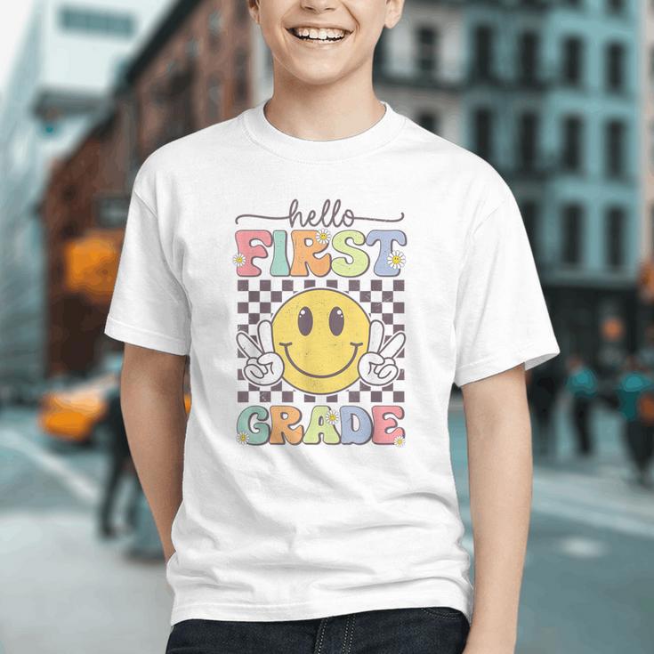Join the 1st Grade Team! Happy Smiley Back to School Youth T-Shirt