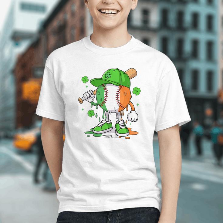 Kids Boys St Patricks Day Irish Flag Kids Baseball Ice Cream Drip Graphic Youth Kids Boys St Patricks Day Irish Flag Kids Baseball Ice Cream Drip Graphic Youth