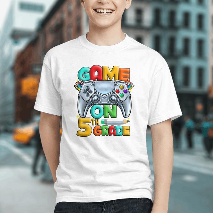 Level Up to 5th Grade! Gamer Back to School Youth T-Shirt Level Up to 5th Grade! Gamer Back to School Youth T-Shirt
