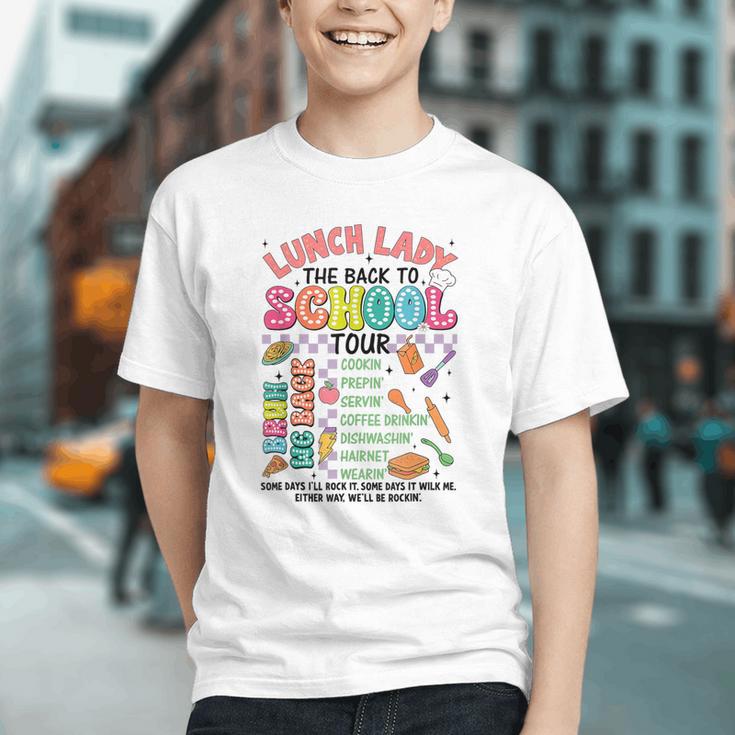 Lunch Cafeteria Crew Lady Back To School Tour Graphic Youth