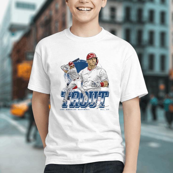 Mike Trout Los Angeles A MLB Baseball Players MLBMTR302N Graphic Youth Mike Trout Los Angeles A MLB Baseball Players MLBMTR302N Graphic Youth