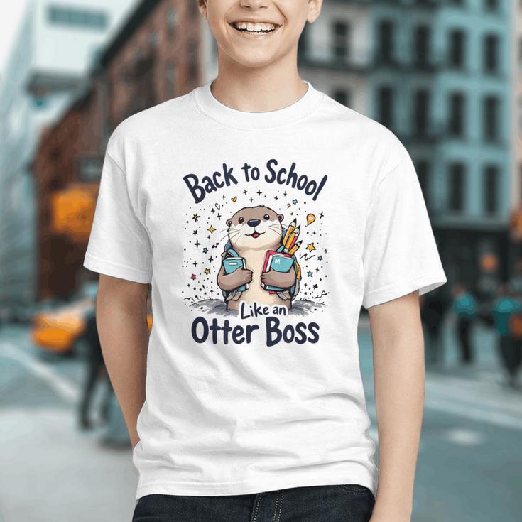 Otterly Awesome Back to School Boss Youth T-Shirt