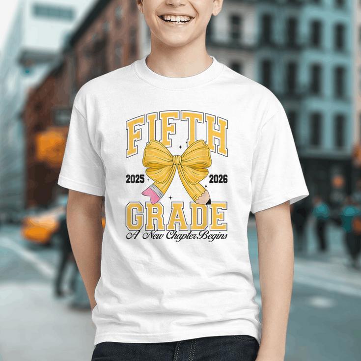 Pencil Bow Fun for 5th Grade! Back to School Youth T-shirt Pencil Bow Fun for 5th Grade! Back to School Youth T-shirt