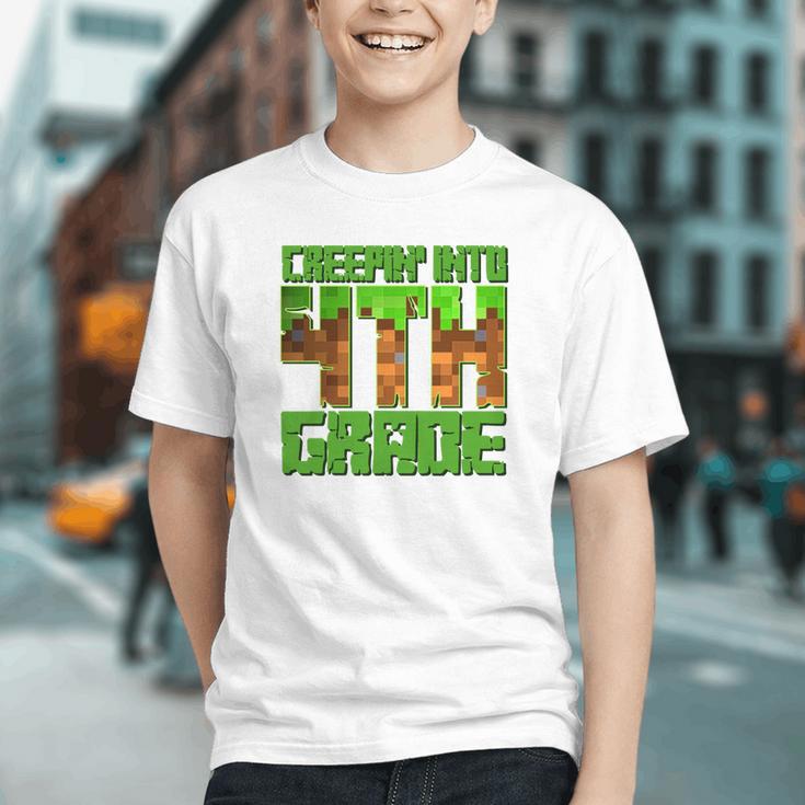 Pixel Gamer Vibes for 4th Grade Back to School Youth T-Shirt