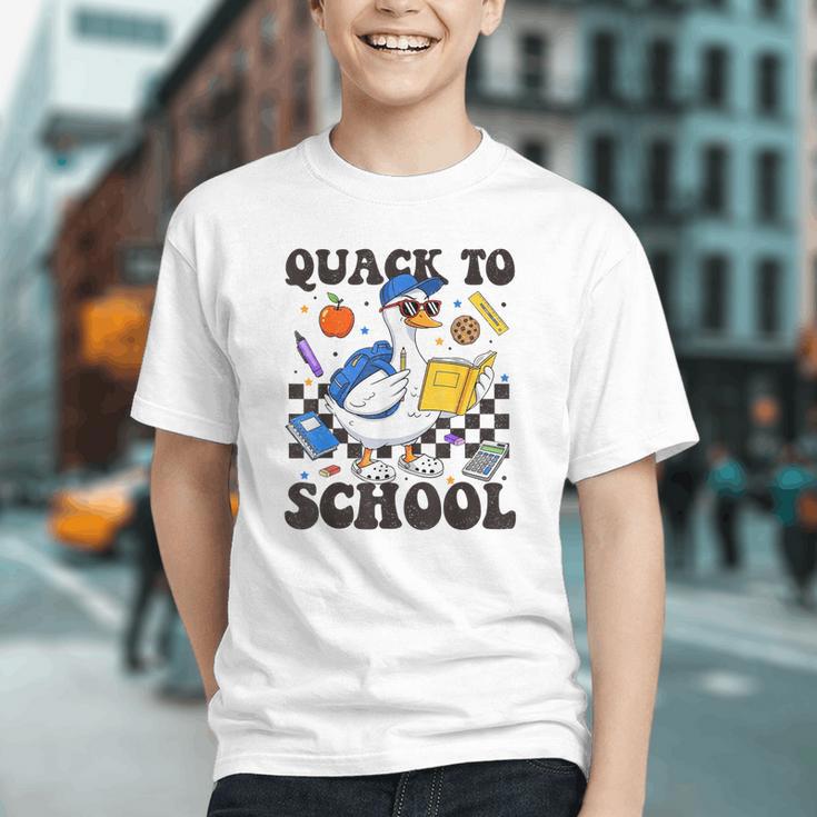Quack Your Way Back to School! Goose Youth T-shirt