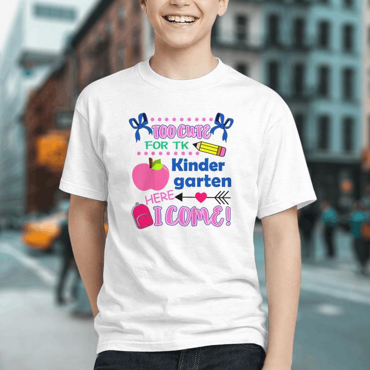 Ready for Kindergarten! Back to School Girls Youth T-shirt