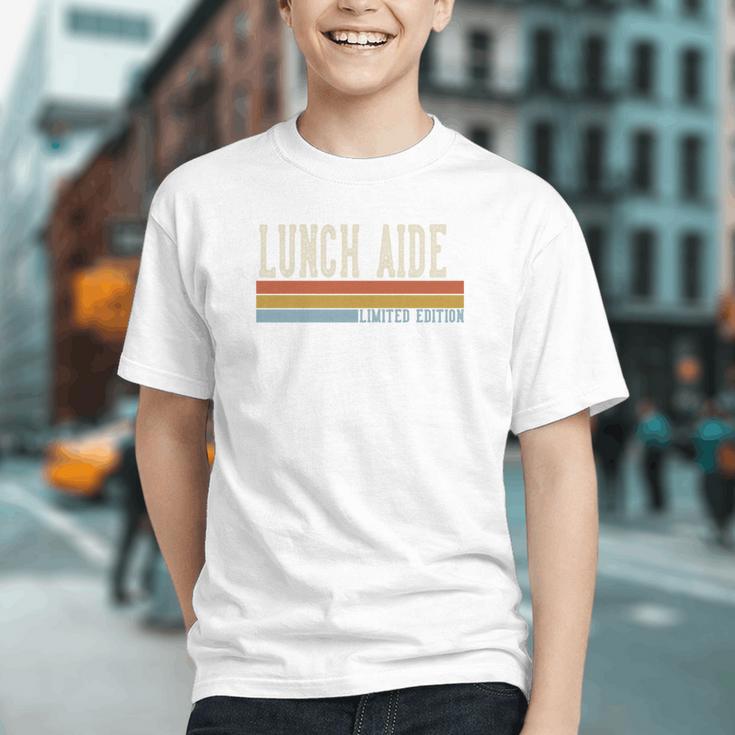 Retro Vibes for Lunch Aide Week Back to School Youth T-shirt