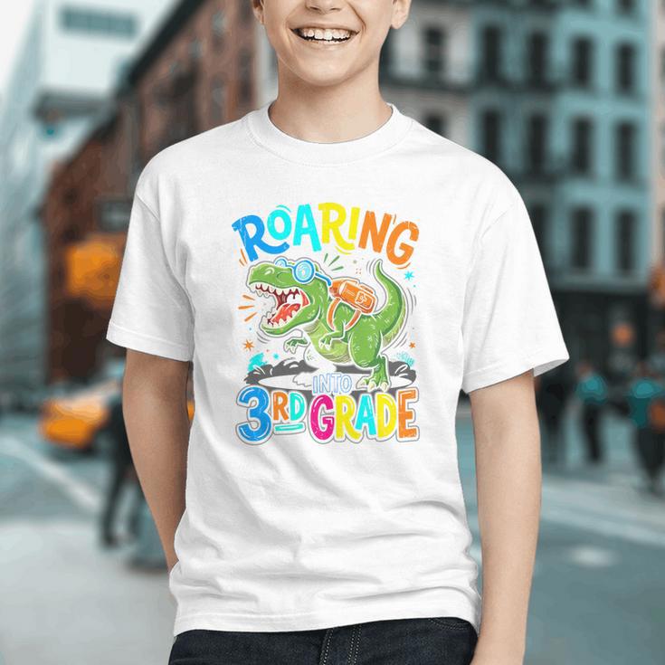 Roaring Dino-Mite 3rd Grade Back to School Youth T-shirt Roaring Dino-Mite 3rd Grade Back to School Youth T-shirt