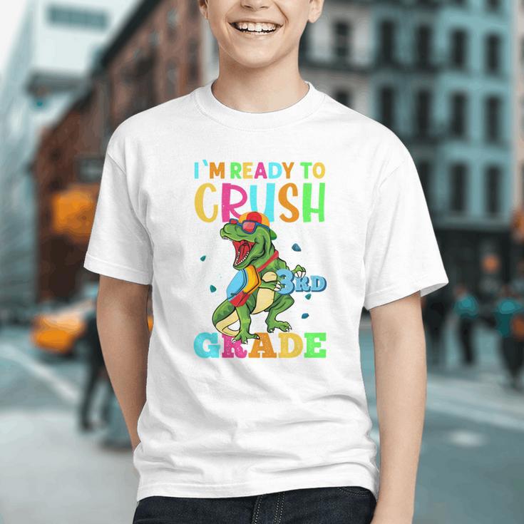 Roaring into 3rd Grade! Dinosaur Back to School Youth T-shirt Roaring into 3rd Grade! Dinosaur Back to School Youth T-shirt