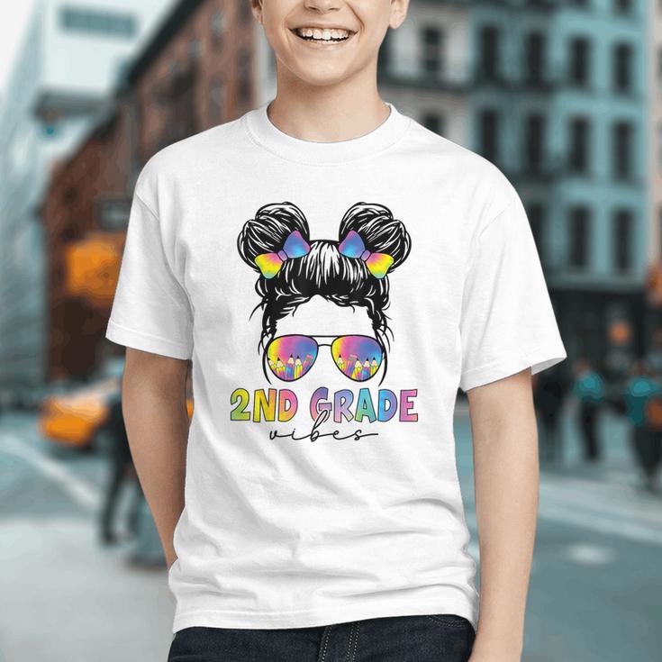 Rocking 2nd Grade! Messy Bun Back to School Youth T-shirt Rocking 2nd Grade! Messy Bun Back to School Youth T-shirt