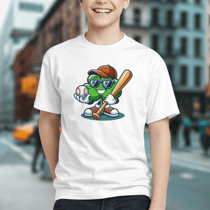 Shamrock Baseball St Patrick's Day Kids Boys Toddlers Premium Tri-Blend Graphic Youth Shamrock Baseball St Patrick's Day Kids Boys Toddlers Premium Tri-Blend Graphic Youth