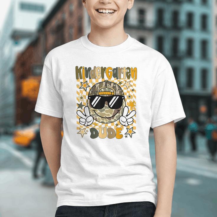 Smiling in Camo! Kindergarten Back to School Youth T-shirt Smiling in Camo! Kindergarten Back to School Youth T-shirt